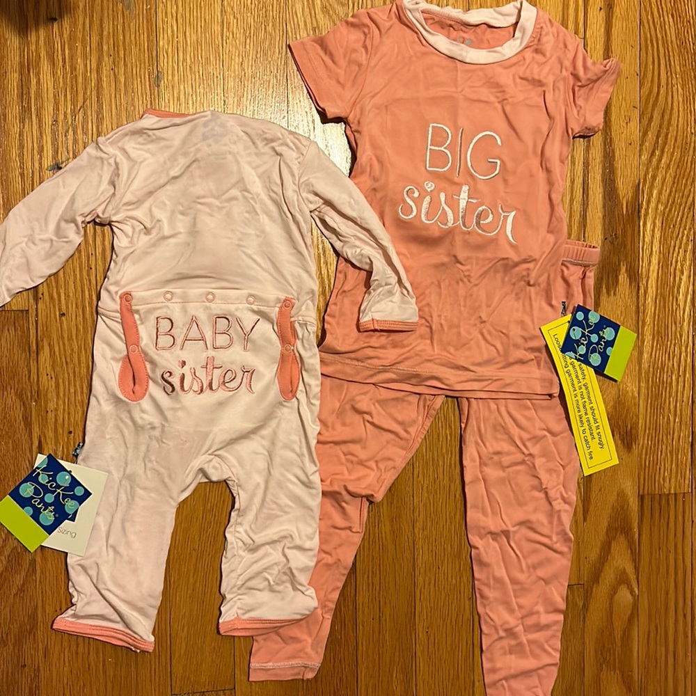 Big sis/baby sis pajama combo